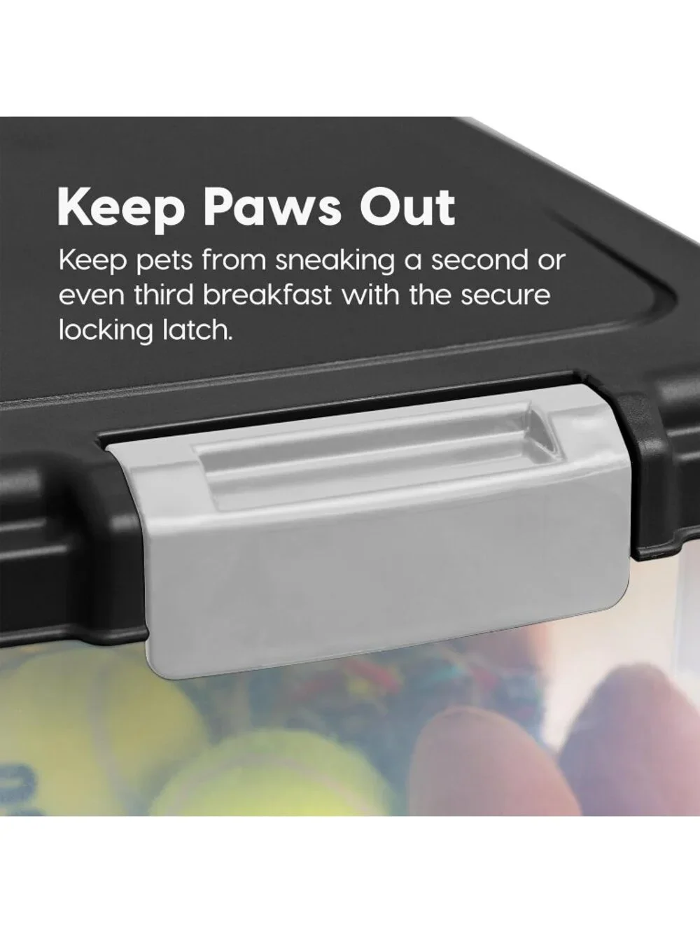 New Dog and Cat Food Storage Container, 30 lbs & 11 lbs Combo